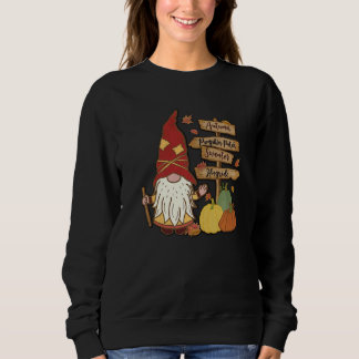 Sudadera Autumn Pumpkin Patch Gnome Fall Family Pajama Than