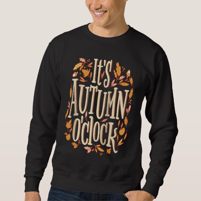 Sudadera Autumn Season Fall Beautiful Nature Raglan Basebal (Anverso)