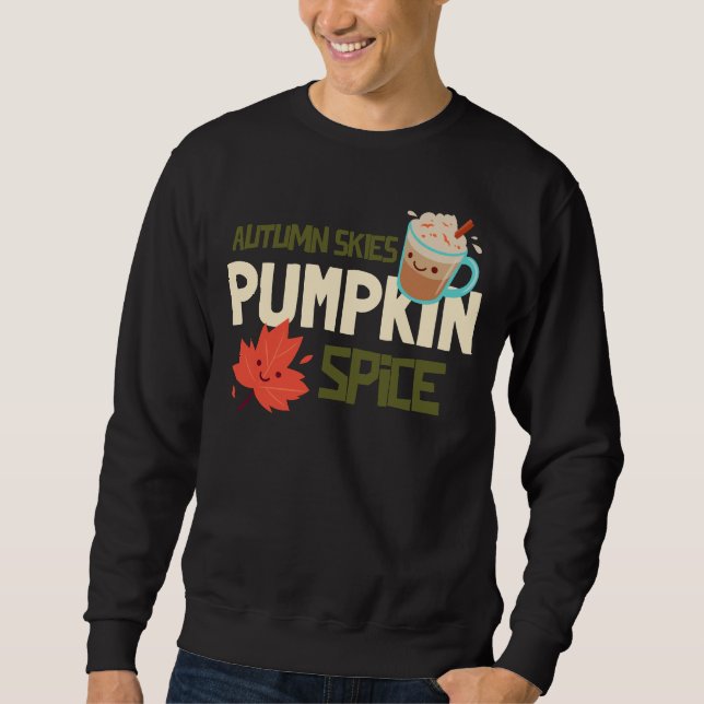 Sudadera Autumn Skies and Pumpkin Spice (Anverso)