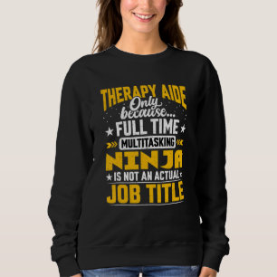 Sudadera Auxiliar de Terapia de Terapia de Título de Trabaj