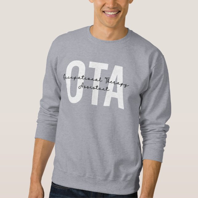 Sudadera Auxiliar de Terapia Ocupacional de OTA (Anverso)