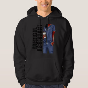 Sudadera Auxiliar médico Afro Love Melanin African Americ
