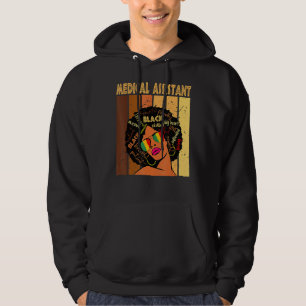 Sudadera Auxiliar médico afroamericano Black Hist