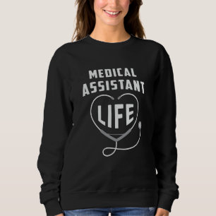 Sudadera Auxiliar Médico Médica de Vida Enfermera de Medici