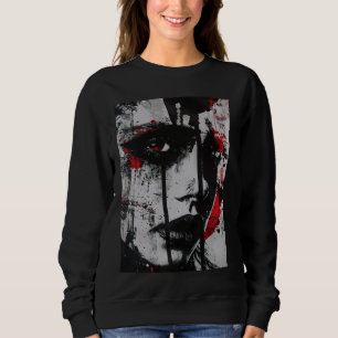 Sudadera Avant-Garde Abstract Portrait Grunge Art Design