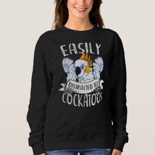 Sudadera Ave avistando pájaros Pájaro Loro Cockatoo