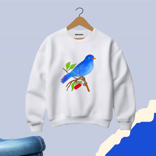 Sudadera Ave azul (Subido por el creador)