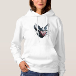 Sudadera ave con grandes alas, corazón roto, camiseta
