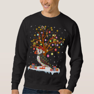 Sudadera Ave de Puffin Xmas Árbol de iluminación Santa Puff