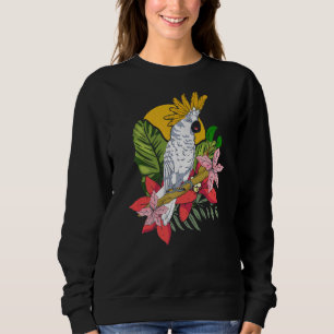 Sudadera Ave de repollo de loro animal Birder Cockat tropic