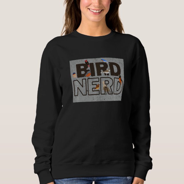 Sudadera Ave Nerd Bird Birder (Anverso)