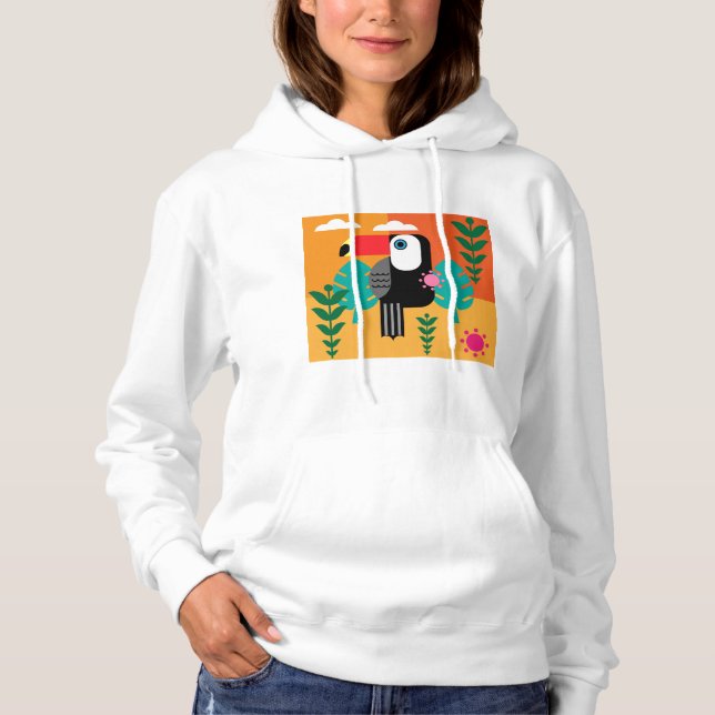 Sudadera Ave Tropical Turca (Anverso)
