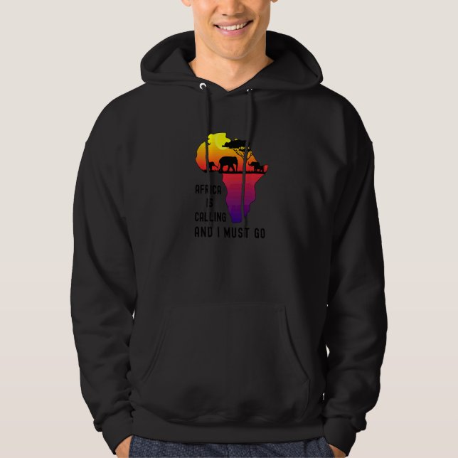 Sudadera Aventura Africana Elefantes   (Anverso)