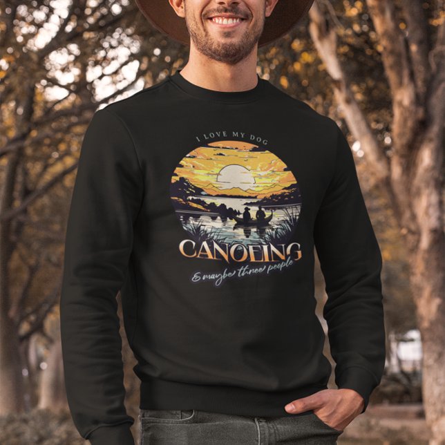 Sudadera Aventura al aire libre Canoeing Dog Dad (Subido por el creador)