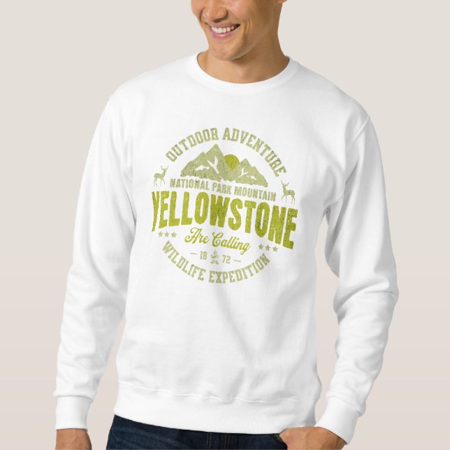 Sudadera Aventura al aire libre de Yellowstone (Anverso)