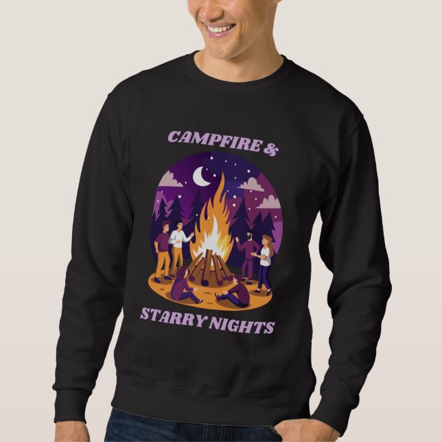 Sudadera Aventura de Campfire y Starry Nights (Anverso)