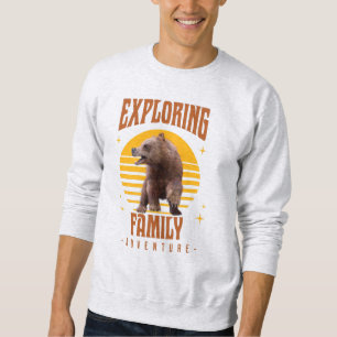 Sudadera Aventura de Oso de Vacaciones Familiares Combinand
