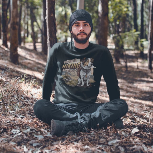 Sudadera Aventura de papá de perro de senderismo al aire li (Subido por el creador)