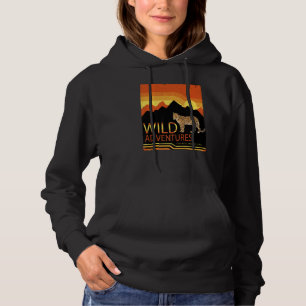Sudadera aventura de safari de leopardo sabana África gato