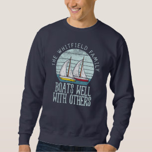 Sudadera Aventura de vela familiar a medida tema náutico