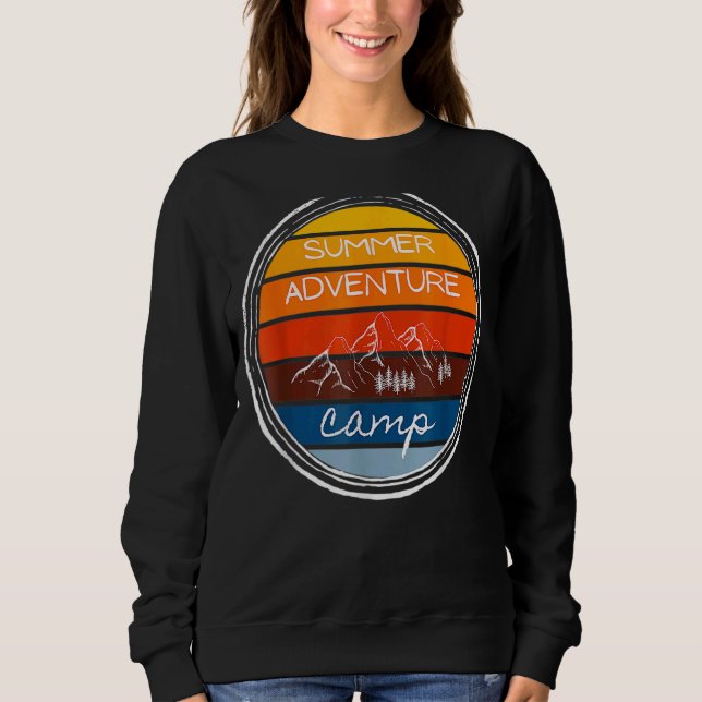 Sudadera Aventura de verano espera el camper 4 (Anverso)