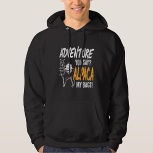 Sudadera Aventura dices Alpaca Mis Bolsas Presentes