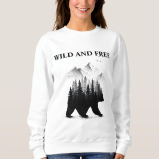 Sudadera Aventura en el bosque salvaje y libre de osos
