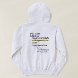Sudadera Aventura T y T Logo Querida persona...
