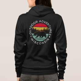 Sudadera Aventuras al aire libre Wisconsin