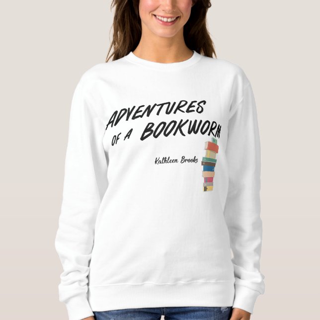 Sudadera Aventuras de un ratón de biblioteca (Anverso)