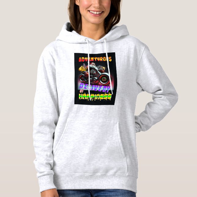 Sudadera Aventurosa Entrega De La Felicidad (Anverso)