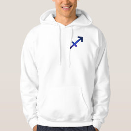 Sudadera Aventurous Sagittarius Sky - Cósmico púrpura y azu