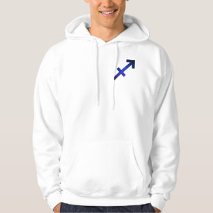 Sudadera Aventurous Sagittarius Sky - Cósmico púrpura y azu