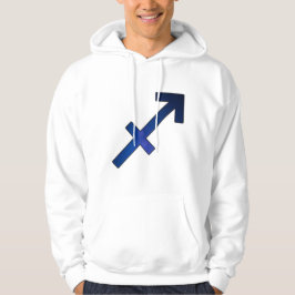 Sudadera Aventurous Sagittarius Sky - Cósmico púrpura y azu