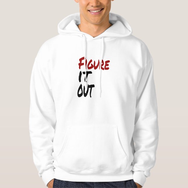 Sudadera Averiguar, humor divertido (Anverso)