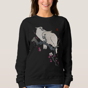 Sudadera Aves aromáticas cerezos en flor japonés Sakura Jap