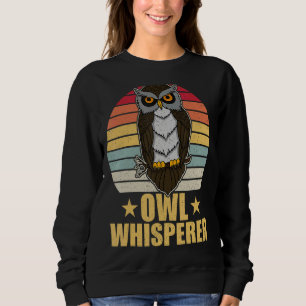 Sudadera Aves de búho Ornitólogo Biólogo Noche Cu