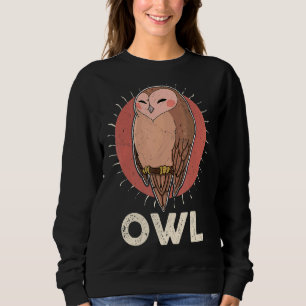 Sudadera Aves de búho Ornitólogo Biólogo Noche Cu