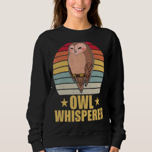 Sudadera Aves de búho Ornitólogo Biólogo Noche Cu