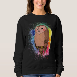 Sudadera Aves de búho Ornitólogo Biólogo Noche Cu