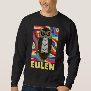 Sudadera Aves de búho Ornitólogo Biólogo Noche Cu