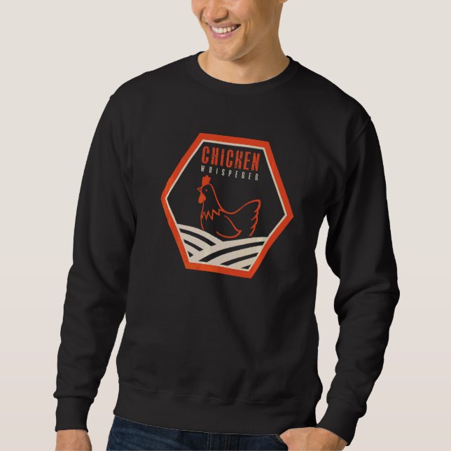 Sudadera Aves de corral Granjero Pollo Whisperer (Anverso)