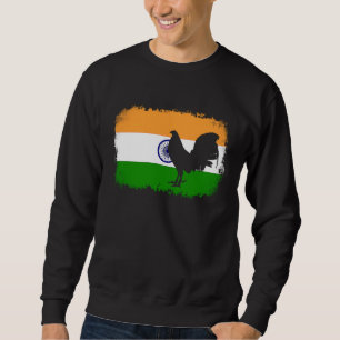 Sudadera Aves de juego vintage India bandera india gaff gal