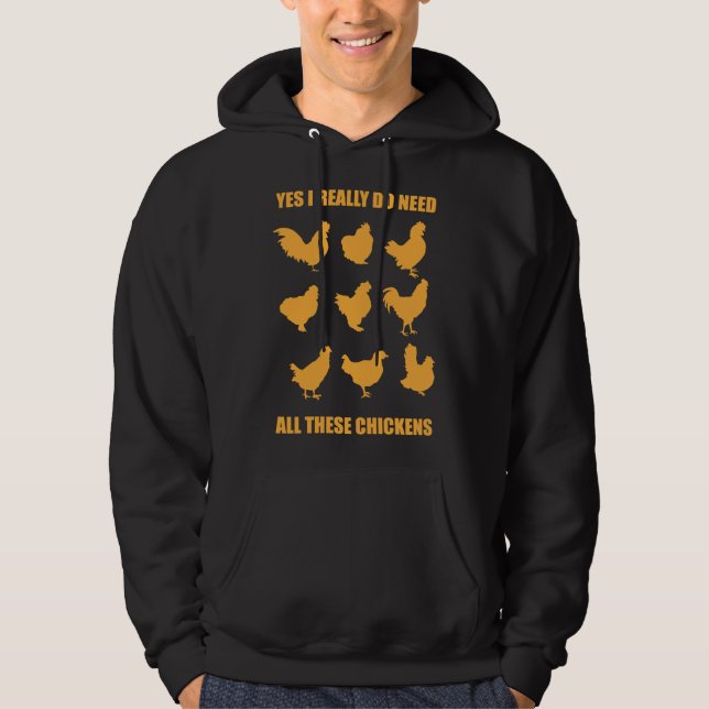 Sudadera Aves de pollo (Anverso)