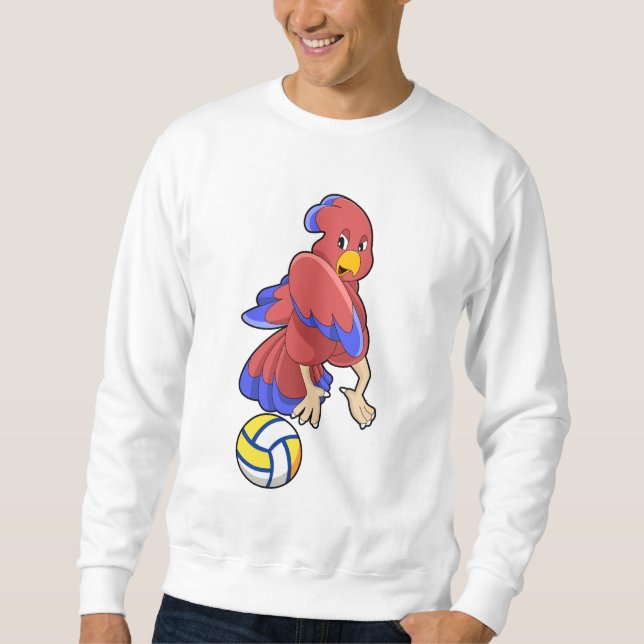 Sudadera Aves en los deportes de voleibol (Anverso)