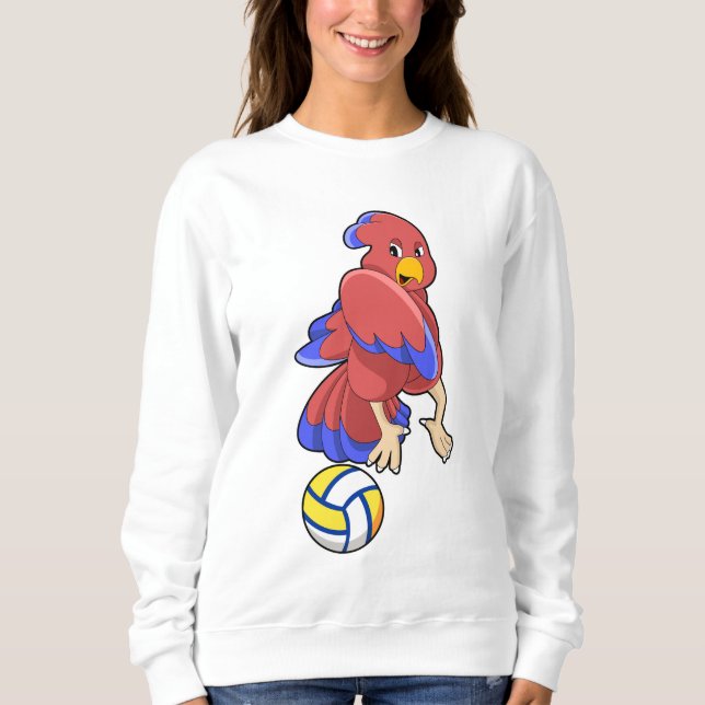 Sudadera Aves en los deportes de voleibol (Anverso)