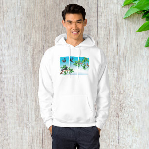 Sudadera Aves En Una Hoodie De Árbol