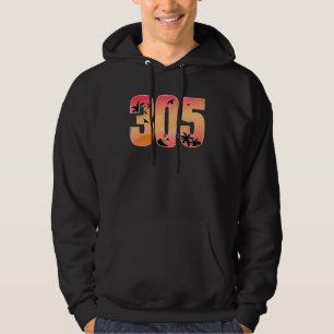 Sudadera Aves Palmeras Y Playas En Miami 305