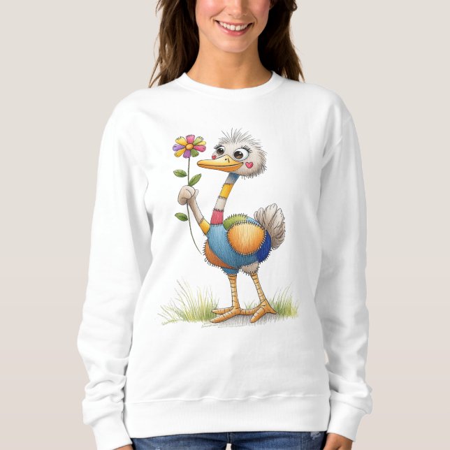 Sudadera Avestruz Adorable (Anverso)