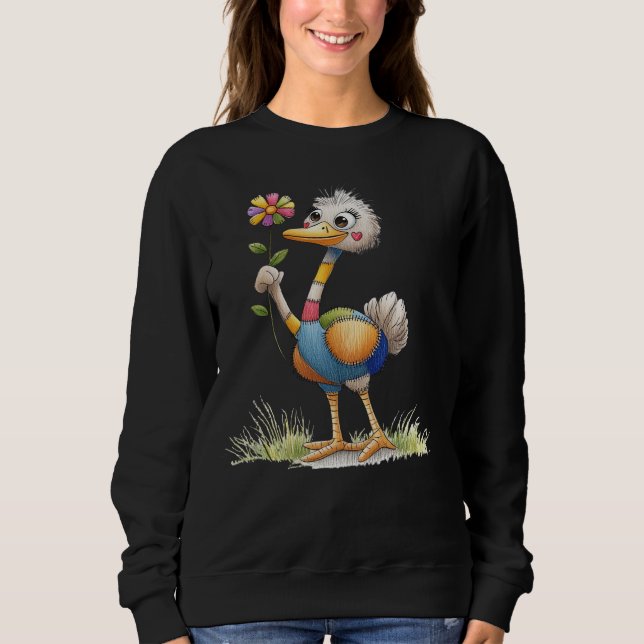 Sudadera Avestruz Adorable (Anverso)